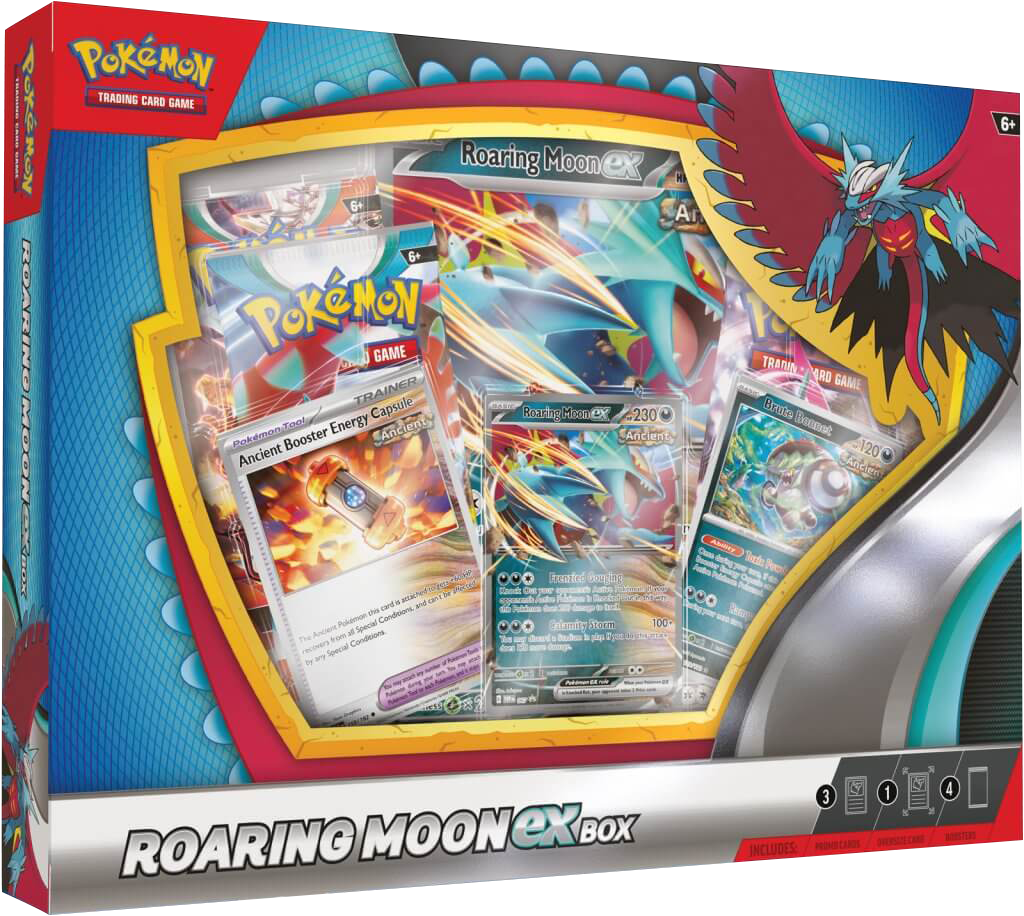 Pokémon TCG - Scarlet & Violet Roaring Moon EX Box