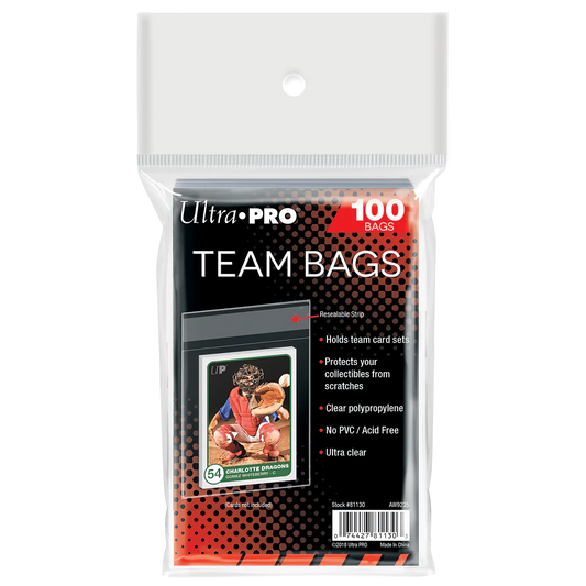ULTRA PRO - Team Bags Resealable Sleeves (100ct)